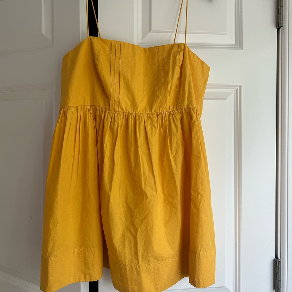 Yellow Anthropologie Summer Dress